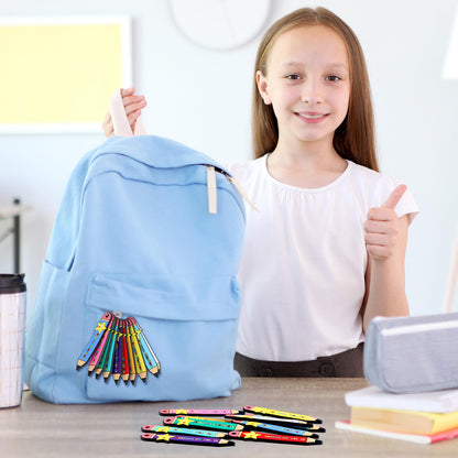 Eersida 150 Set VBS 2026 100 Pcs Awesome Attendance Sticks with 50 Pcs Chains Awards Back to School Star Wearable Incentives to Increase Student Awesome Attendance Gifts for Teacher School Classroom