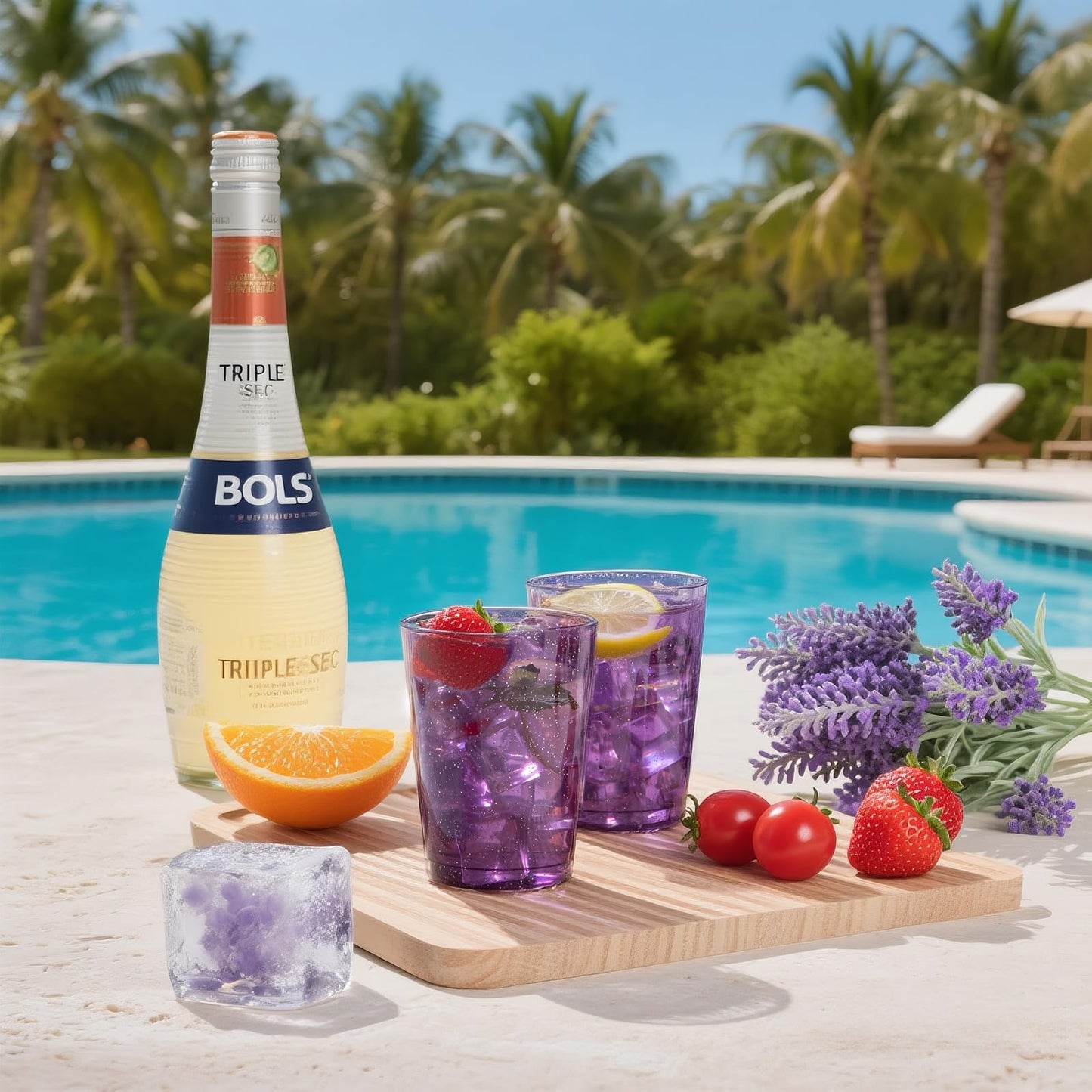 DaYammi 100 Pack 10 oz Purple Plastic Cups- Disposable Cups Tumblers, Elegant Purple Glitter Party Drinking Cup Perfect for Wedding Purple cups Perfect for Party Wedding Bridal Shower
