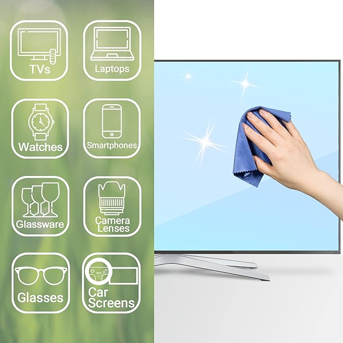 Eco-Fused Microfiber Cleaning Cloths
