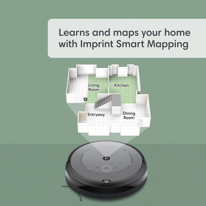 iRobot Roomba Combo i3+ (3574) Robot Vacuum & Mop – Self-Empty for Up to 60 Days, Clean by Room with Smart Mapping, Dual Multi-Surface Brushes for a Thorough Clean, Ideal for Homes with Pets