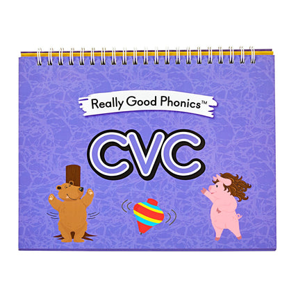 Really Good Phonics Word Segmenting and Blending Kit, CVC and S-Blends, Learning Activities for Kids, Homeschool & Classroom Must Haves