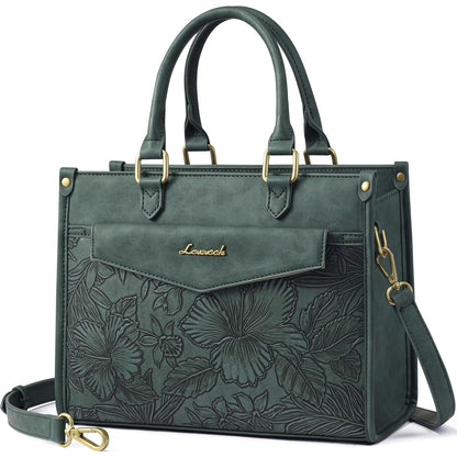 LOVEVOOK Purses and Handbags for Women, Trendy Satchel Tote Purse, PU Leather Crossbody Shoulder Bag Top Handle for Ladies