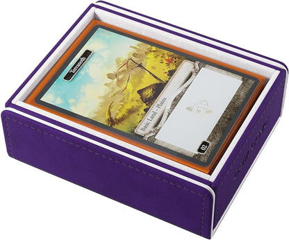 Token Keep - Premium Token Box for Safe Storage, Fits Dungeon 1100+ and Dungeon S 550+, Holds Tokens, Dice, and Cards, Fully Usable During Gameplay, Purple/White Color, Made by Gamegenic