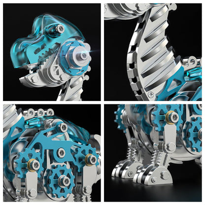3D Metal Puzzles for Adults,3D Metal Model Kits Mechanical Dinosaur Model Brachiosaurus,Steel 3D Puzzles Stainless Steel Ornaments for Adults Home Decor Art Craft Gifts Toys.