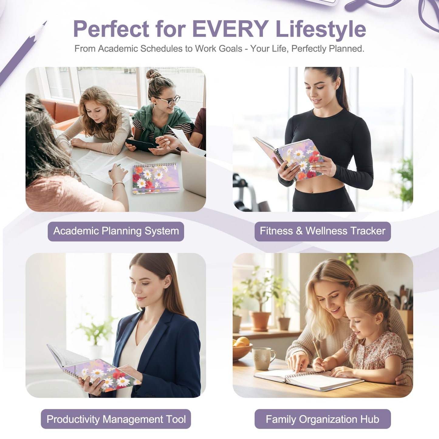 Planner 2026-2027, Weekly and Monthly Academic Planner, July 2026 - June 2027, Hardcover Calendar Agenda Book for School Year Planning, School Supplies for Teacher and Student, A5(6.3'' x 8.5'')