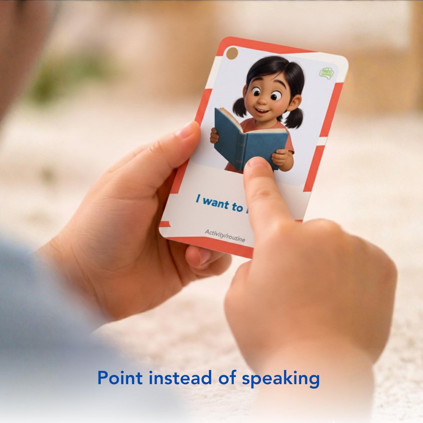 Visual Aid – Kids’ Communication Cards – 30 Durable 700gsm Flashcards for Needs & Feelings