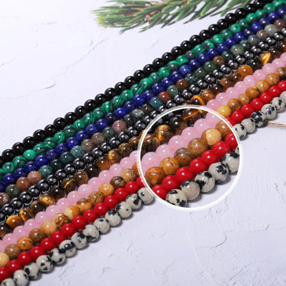Songxi 180pcs 2mm Indian Agate Natural Round Stone Beads for Jewelry Making, Smooth Loose Small Gemstone Beads for Bracelets Necklace, Chakra Stones with Energy Power
