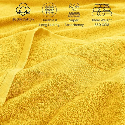 LANE LINEN 100% Cotton Bath Towels Set