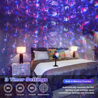 Christmas Ocean Wave Projector Light Outdoor，Halloween Water Effect Lamp