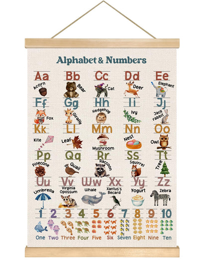 You found a duck Numbers 1 to 100 Educational Wall Art Poster,14x18.5 Inch Numbers Chart Canvas Print Poster,Modern Educational Posters for Nursery Playroom,Kids Room Decor (1, Beige)