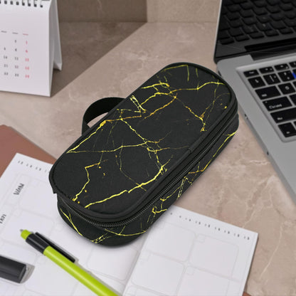 Marble Pencil Case Pencil Pouch Large Capacity Pen Bag School Office Organizer Stationery Storage Box For Girls Boys Teen Kids