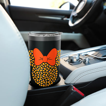 Disney Minnie Mouse Candy Corn Halloween Stainless Steel Insulated Tumbler