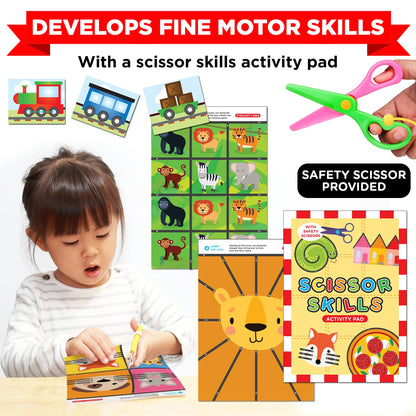 Learnabee Toys for 3 Year Old Boys/Girls | Gift for 3 Year Old Kids | Board Books and Fun Activities | Learning and Educational Toys & Games (1 Box Set)