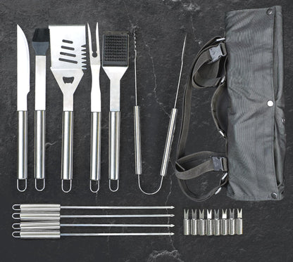 Grill Accessories for Outdoor Grilling - Outdoor Grill Accessories for Barbeque - Premium Grill Tool Sets Grilling Utensils Set - Griddle Accessories Kit - BBQ Gear