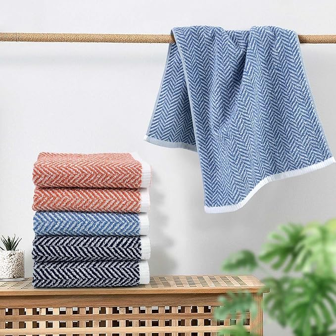 Cleanbear Hand Towels for Bathroom, Ultra Soft and Highly Absorbent,