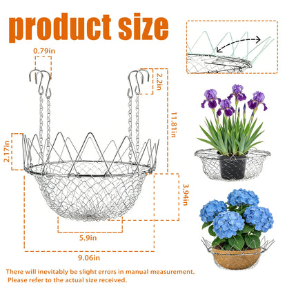 AVRIHVVE Plant Risers for Inside Pots for Any Height, 1pcs Plant Lifters for Inside Pots for Opening 12-18" Wide,Adjustable Planter Insert,Lift Kit Planter Insert (1 pcs)