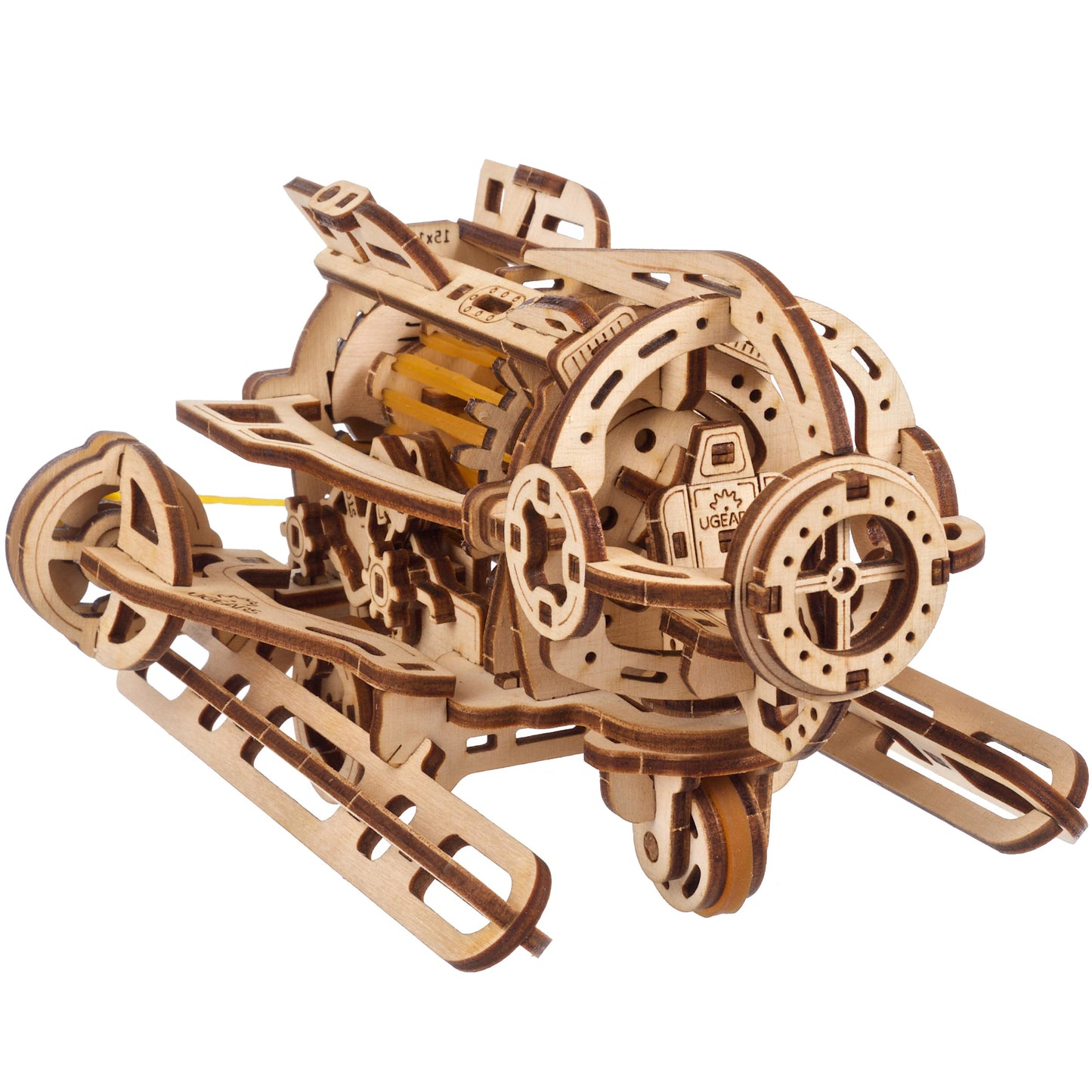 UGEARS 3D Wooden Puzzles for Adults - Steampunk Submarine Wooden Model Kit – Mechanical Puzzle Model Building Kits - DIY Kits for Adults for Maritime Enthusiasts Gifts for Puzzle Lovers - 200 Pcs