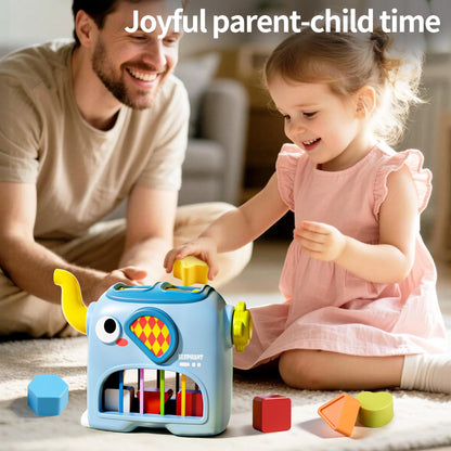 Interactive Shape Sorter Toy,Educational Activity Toy for Toddlers, Fine Motor Skill Development & Cognitive Learning, Durable Plastic Safe Material, Christmas and New Year Gifts for Boys and Girls.