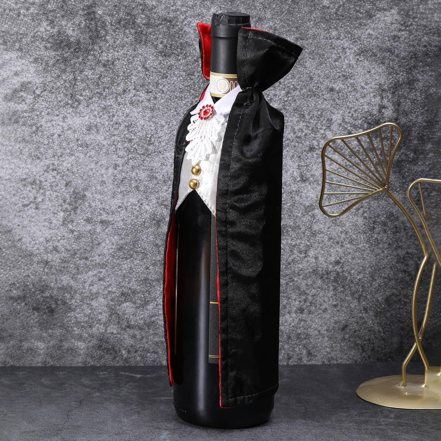 SIRIPHUM Halloween Wine Bottle Cover Decoration - Dracula & Vampire Wine Holder Gifts