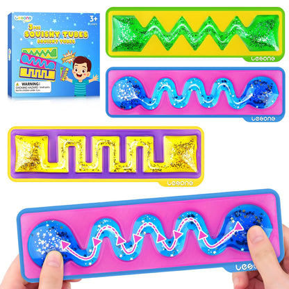 Squishy Toys Sensory Fidget Toys for Kids: 3 Pack Gel-Filled Sensory Toys for Autism ADHD Calming Tools - Sensory Fidget Toys for Classroom Prizes Travel Essentials - Gifts for Party Favors