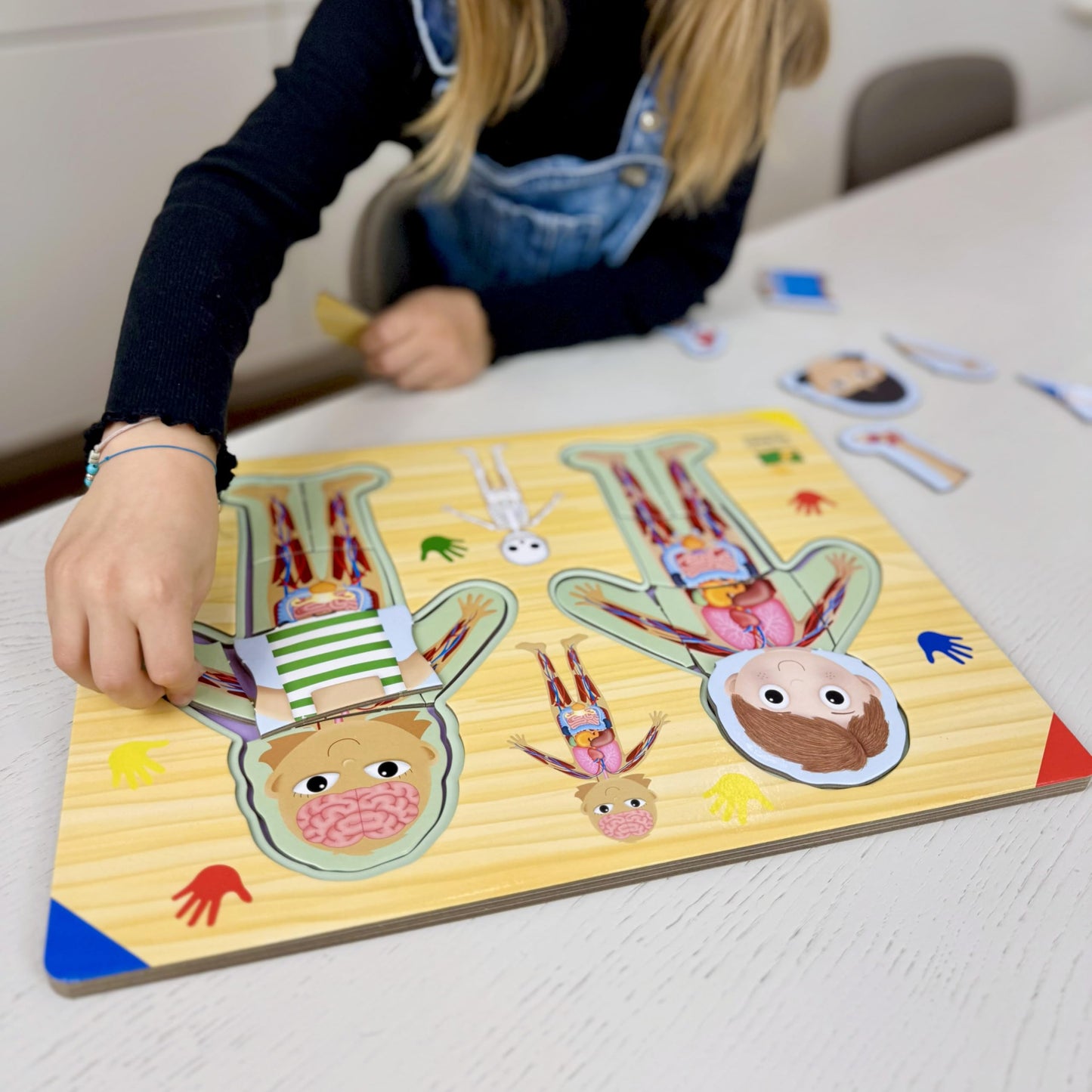 The Learning Journey: Lift & Learn Inside of Me – Human Body Layered 28 piece Jigsaw Puzzles- Montessori School - Learning Educational Toy for Baby - Kids Ages 3 and Up Non-Toxic & BPA Free