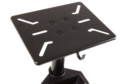 Wilton Multi-Purpose Bench Vise, 6-1/2" Jaw Width, 6-1/4" Jaw Opening, 3-1/4" Throat (Model 650P) & WEN Bench Grinder Stand, 32-Inch with Water Pot (4288T), Black