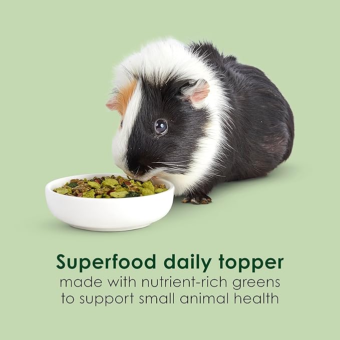 Kaytee Super C Greens, Daily Food Topper with Superfoods for Small Animal Pets, Contains Long-Lasting Vitamin C for Immune Support, 2.75 Ounces