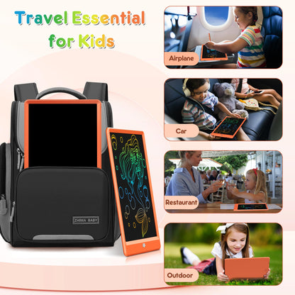 FLUESTON LCD Writing Tablet, Doodle Board Toys Gifts for 3-8 Year Old Girls Boys, 10 Inch Colorful Electronic Board Drawing Pad for Kids, Christmas Birthday Gifts for Toddler Learning Travel