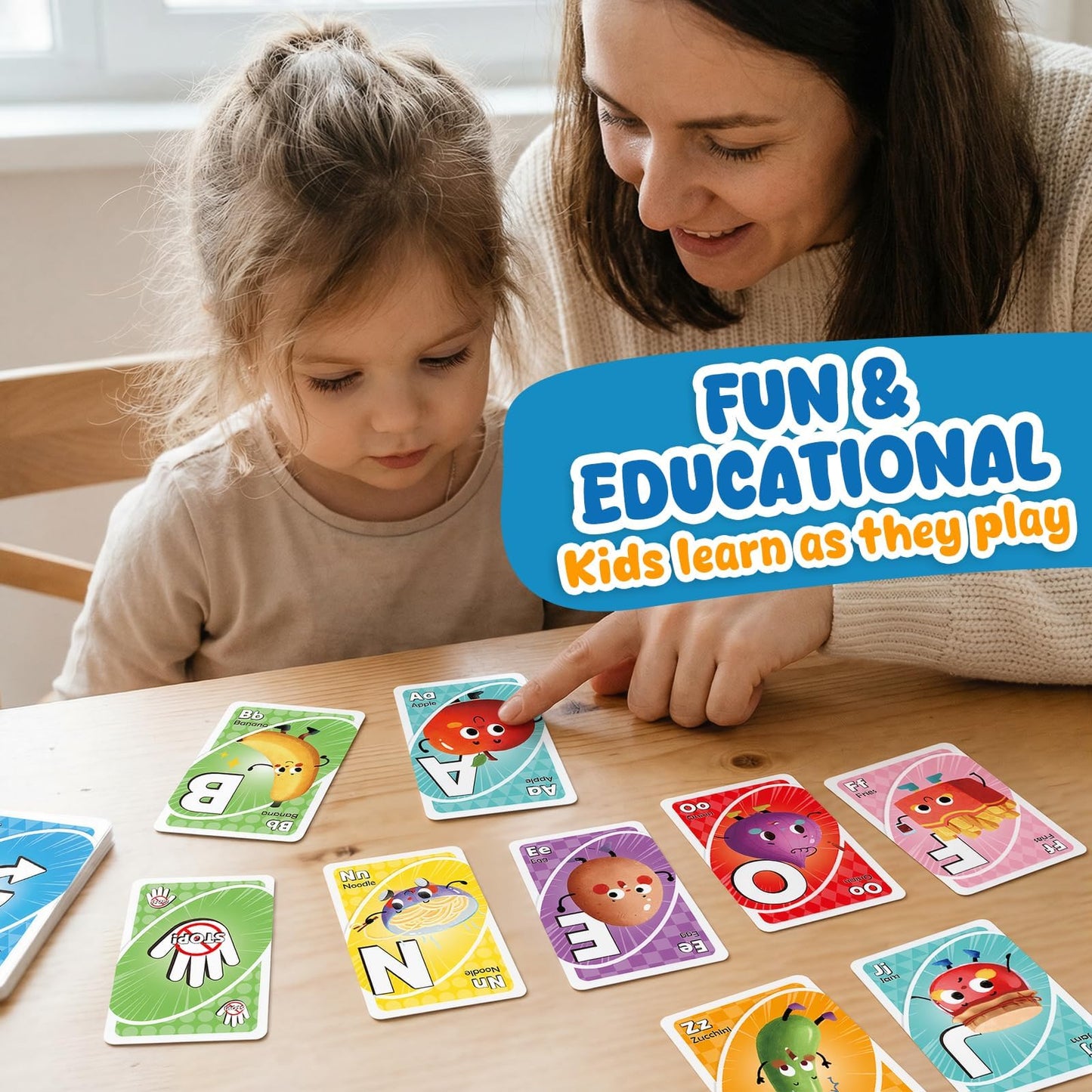 Alphabet Flash Cards for Kids Ages 4–8, 148 Double-Sided Symbol Matching Flash Cards, Toddler Letter & Color Flashcards, Kindergarten Classroom Homeschool Preschool Learning Activity