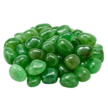 Amazing Gemstone Green Strawberry Quartz Crystals and Healing Stones Tumbled - 1 oz Green Strawberry Quartz Stone, Healing Stones for Energy Balance, Premium Polished Gems Rocks for Meditation