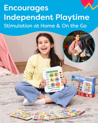 Phonics Machine Learning Pad - Electronic Reading Game for Kids Age 5-11 - Learn to Read with 720 Phonic and Letter Sound Questions