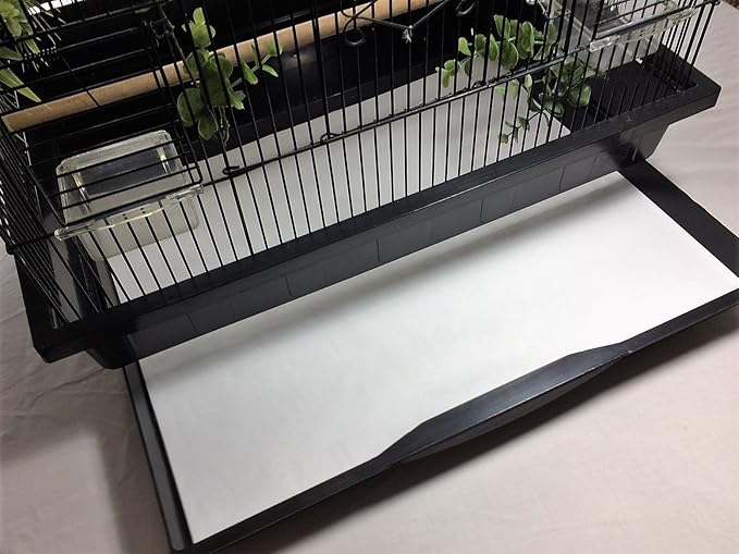 BirdCage Liners - POLY COATED, Small Sizes, Custom Orders, 60, 100 or 150 Pre-Cut Sheets, Up to 225 Ft