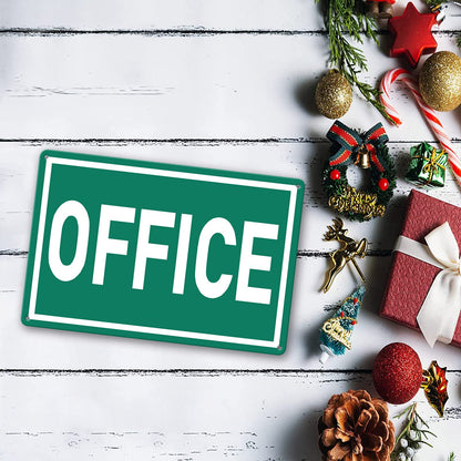 Office Sign For Door Outside Business Hours Signs In A Meeting Sign Metal Tin Signs Home Office Sign For Doors 8 X 12 In