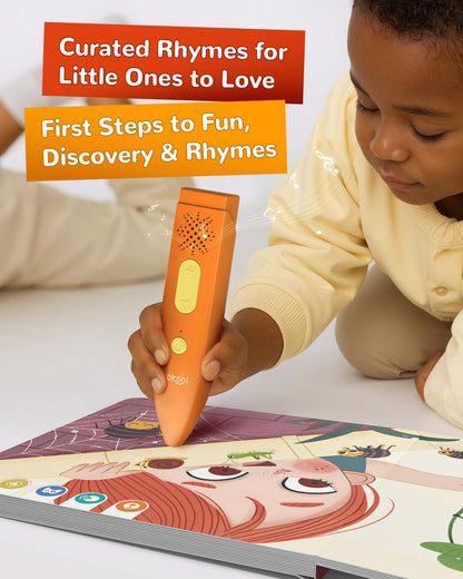 KOKODI Talking Pen Books Sets, Autism Sensory Games, Interactive Audio Sound Books Kids Learning Electronic Toys for Toddlers Kids, Early Educational Gifts Birthday Gifts for Boys Girls Age 2 3 4 5