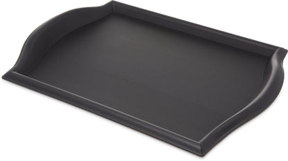 Carlisle FoodService Products 1217BT03 Bistro Plastic Café Tray, 12" X 17", Black