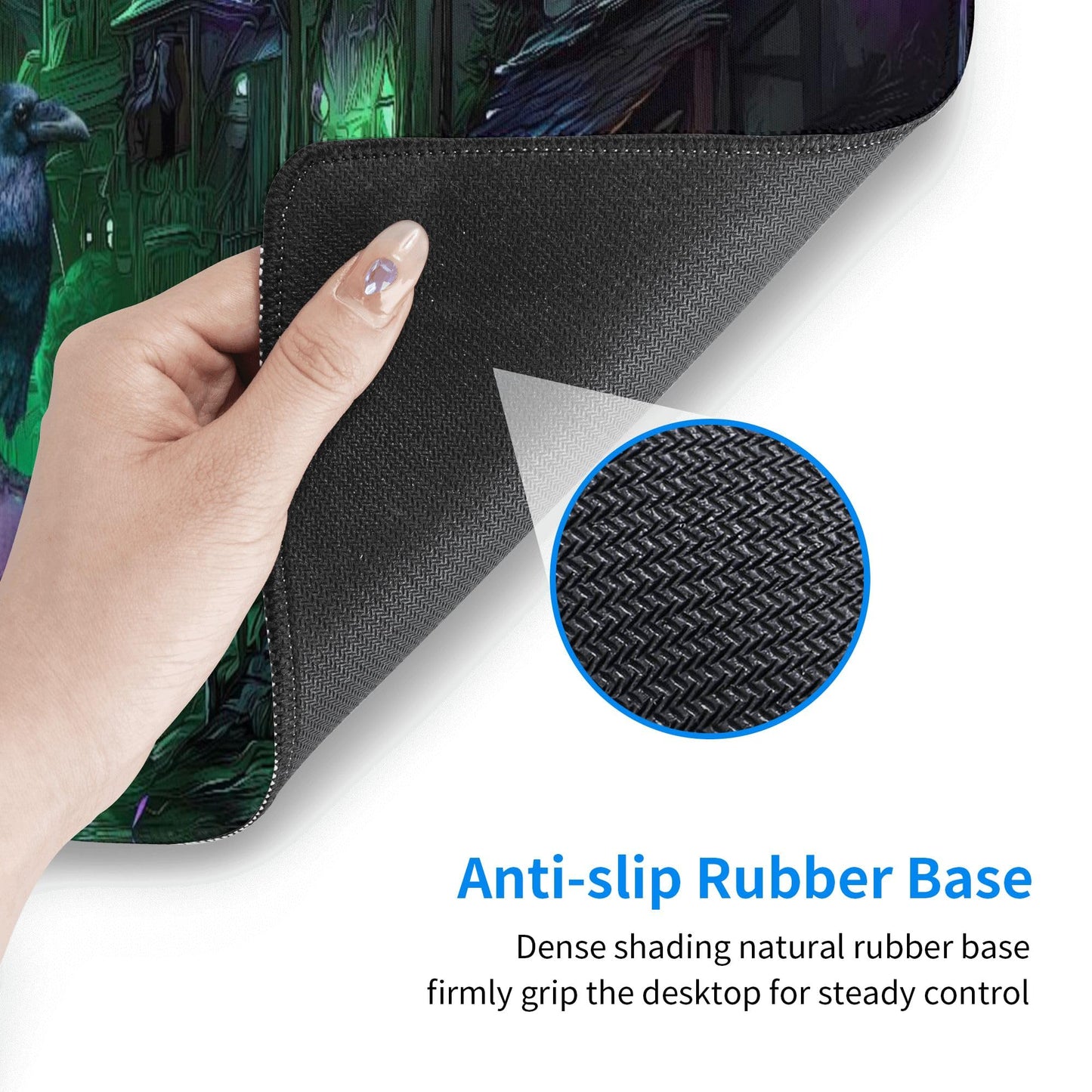 Halloween Mouse Pad Extended Large Gaming Mouse Pad XL Stitched Edges for Gamer Home Office 31.5 X 11.8 Inch