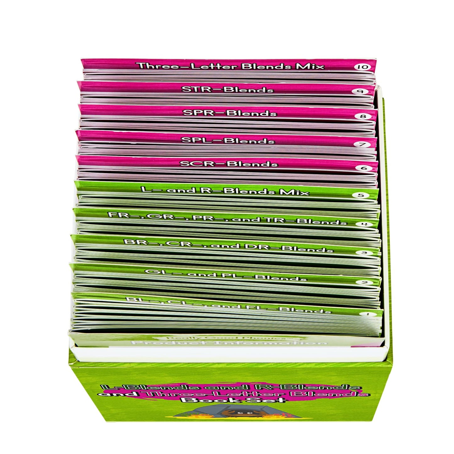 Really Good Phonics Decodable Readers - L- and R-Blends and Three-Letter Blends Book Set - Educational Toys, Reading Games for Kids, Learning Activities, Homeschool & Classroom Must Haves