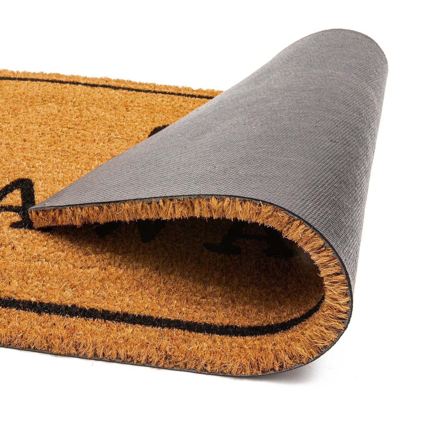 Juvale Go Away Doormat Funny Welcome Mat - 17 x 30 in, Natural Coir - Outdoor Welcome Mat & Doormat Outdoor Entrance