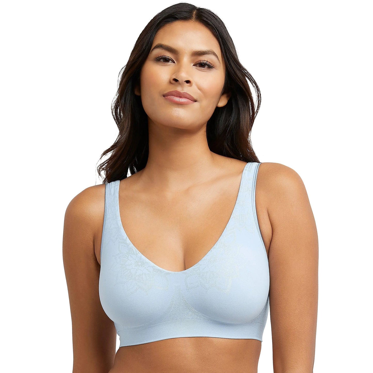 Bali Women's Wireless Bra, Comfort Revolution Seamless T-Shirt Bra, Moisture-Wicking, ComfortFlex Fit