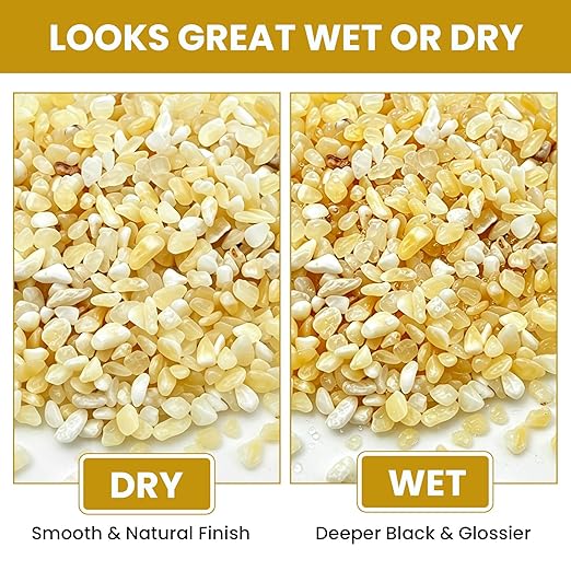 1/8 Inch Aquarium Gravel, Small Pebbles for Fish Tank, Indoor Plants & Succulents, Natural Mini River Rocks for Dressing & Vase Filler, Cream Beige, 12LB