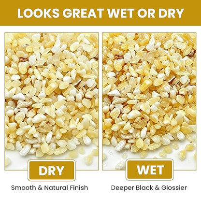 1/8 Inch Aquarium Gravel, Small Pebbles for Fish Tank, Indoor Plants & Succulents, Natural Mini River Rocks for Drainage, Terrarium, Top Dressing & Vase Filler, Cream Beige, 3LB