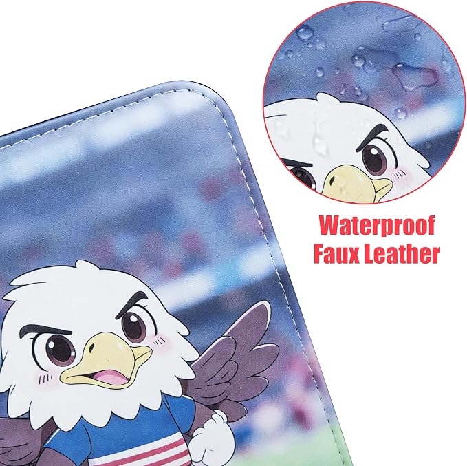 400 Pockets Soccer Card Binder for Soccer Cards 2025 2026 | Portable Waterproof Storage Bag with Removable Sleeves for Sports Cards Collectors