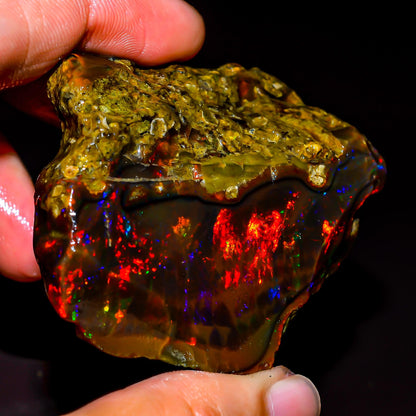 233 Ct Natural Ethiopian Opal Rough | Raw Welo Gemstone 55x50 mm KR45-3