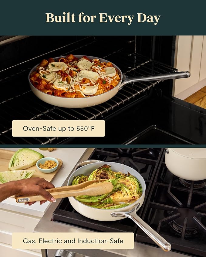 Caraway 12in Fry Pan + 10in (3qt) Saute Pan Duo Sage