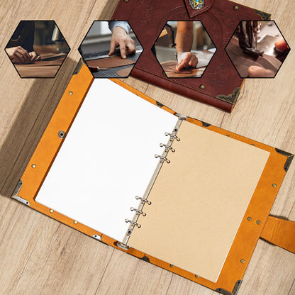 DUROTAN Compass Journal Notebook Gift Set Unique A5 Binder 400 Page