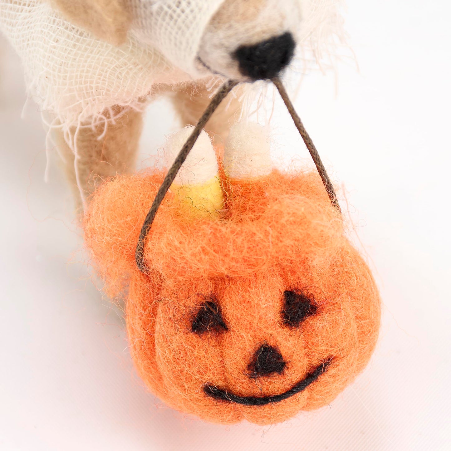 Primitives by Kathy Collectible Critter - Trick Or Treat Dog, Coordinate with Our Other Collectible Critters/Figurines for a Delightful/Seasonal Display