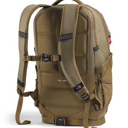 The North Face Borealis Commuter Laptop Backpack - Water Repellent, Laptop Sleeve, Large Main Compartment, Cedar/Lava Red, One Size