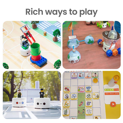 MatataStudio Coding Robot Set for Kids Ages 4+, STEM Robotics for Toddles to Learn Early Programming, Educational Toy for Homeschool & Classroom Ages 4-10