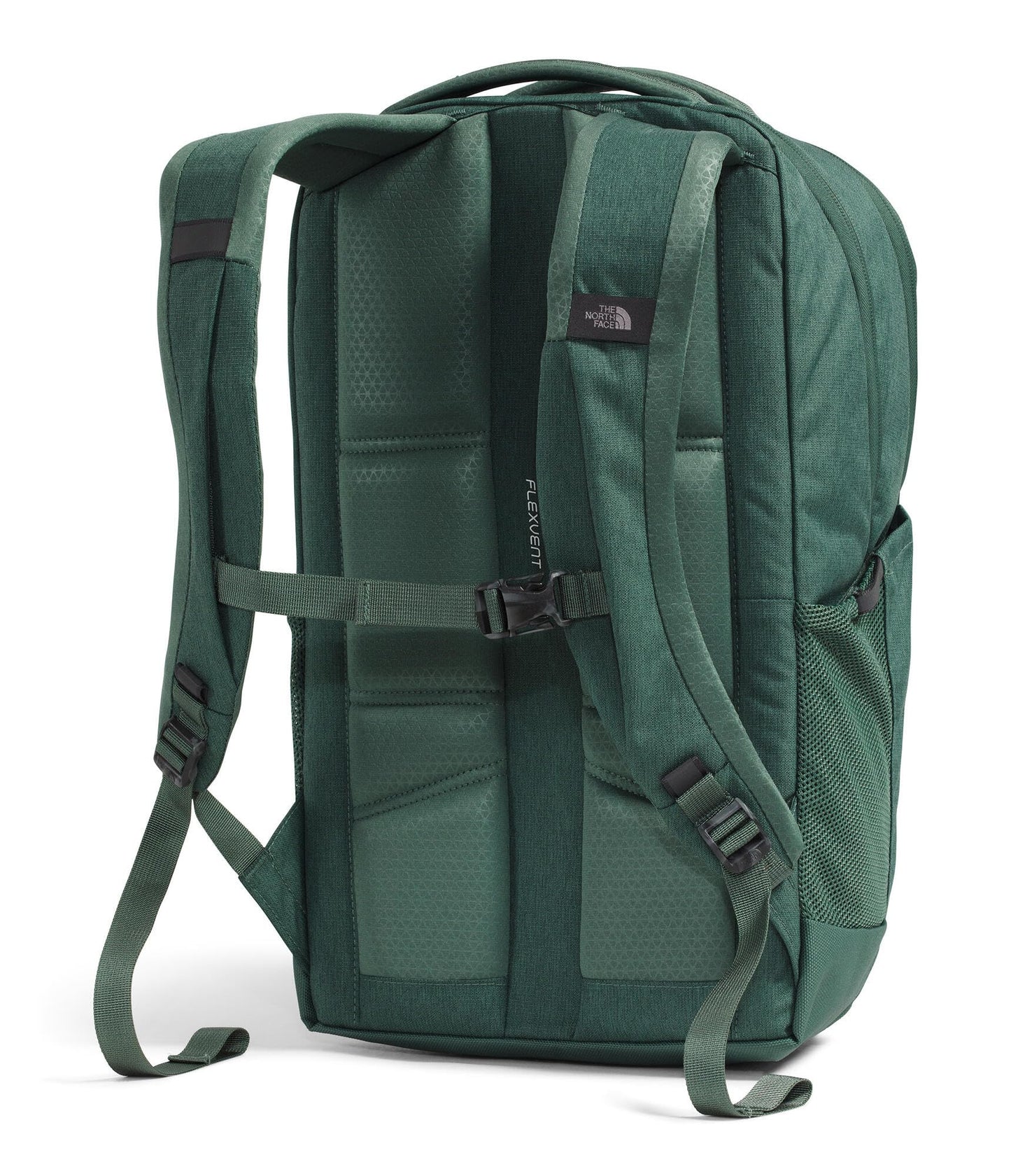 The North Face Jester Everyday Laptop Backpack - Commuter Daypack, Water Repellent, Laptop Sleeve, Duck Green Dark Heather/TNF Black, One Size