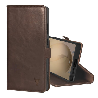 TORRO Leather Case Compatible with Samsung Galaxy S26 Ultra 5G 2026 - Premium Leather Wallet Case with Kickstand and Card Slots (Dark Brown)